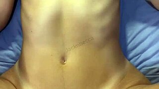 your slutty girlfriend moans loud getting missionary pounded by roommate