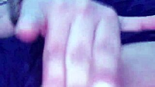 Latina cougar touches herself while watching porn during sexy yoga workout