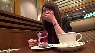 Emiri 22-Year-Old Maid Delivers Careful Blowjob Then Rides Hard in Normal Position