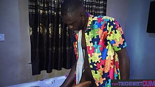 innocent housewife screams on first massage with pierced sister-in-law's huge tits