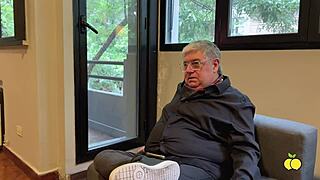 Psychologist's AI woman built for young stud's muscular body to fuck big pussy lips in casting interview