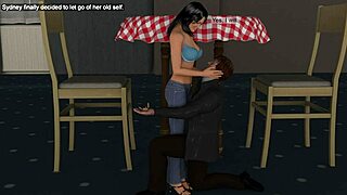 whoa my huge tits grew massive in this size change comic giantess towering over mini guy boobs crush