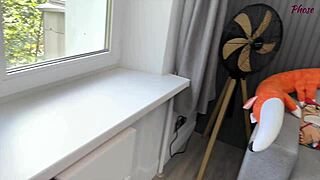 Naughty Redhead Cop In Pantyhose Bent Over For Black Guy's Creampie Doggystyle Foot Lick