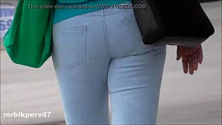 Candid shots tease hidden ebony curves up close