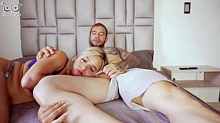 stepsis shares bed and deepthroats my cock till cum floods her mouth in wet frenzy