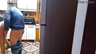 Wife Fucks Lover in Sinful Kitchen