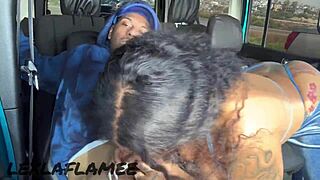 Uber driver unloads sloppy facial cumshot in car