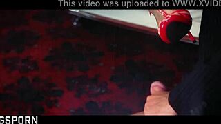 Spy seduces horny grandpa then rides his cock hard on the sofa!