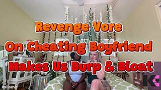 revenge vore bloats us after eating cheating boyfriend