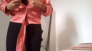 horny latina stepmom strips naked masturbates juicy pussy before work