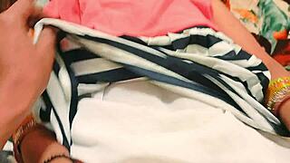 Big tits indian auntie gets her ass fucked hard by monster bbc with anal creampie dripping out