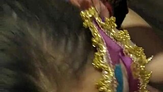 super horny latina blows cock like a pro