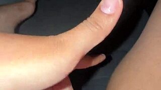 colombian student flashes juicy big pussy lips orgasms hard fingering in public toilet