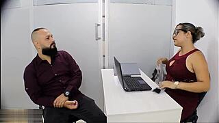 boss cougar milf bends over for my big cock raise banging her fat pussy doggystyle