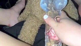 arabian snowwhite teen in los angeles squirts with glass dildo craves bbc juicy pussy orgasm solo