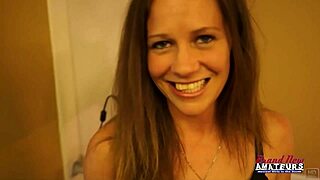 Petite Mature Julia's Wet Deepthroat BJ Leads to Shaved Pussy Fingering