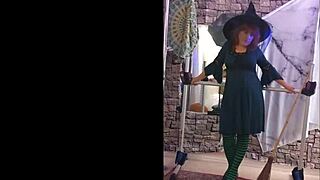 ever seen hotwife steffi suck cock as sexy witch?