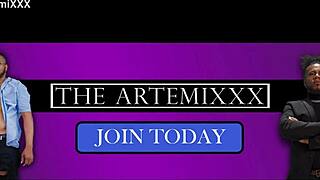 Sarah arabic's casting interview heats up with artemixxx's big cock action