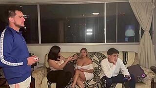 My friend and I intrigue with boyfriend swaps in steamy exchange