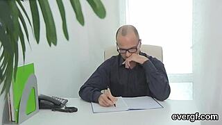 skint guy trades ex-girlfriend's pussy for cash as friend drills her hard in reality threesome