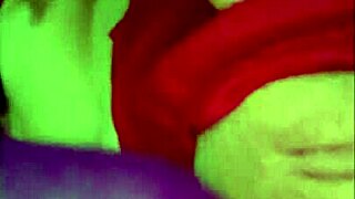 Rossmexicana masturbates hard with red stockings dildo solo latina style